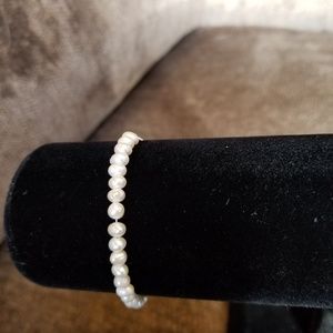 Bracelet pearl silver